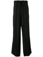 Ann Demeulemeester Grise - Loose-fit Trousers - Men - Rayon/wool - M, Black, Rayon/wool