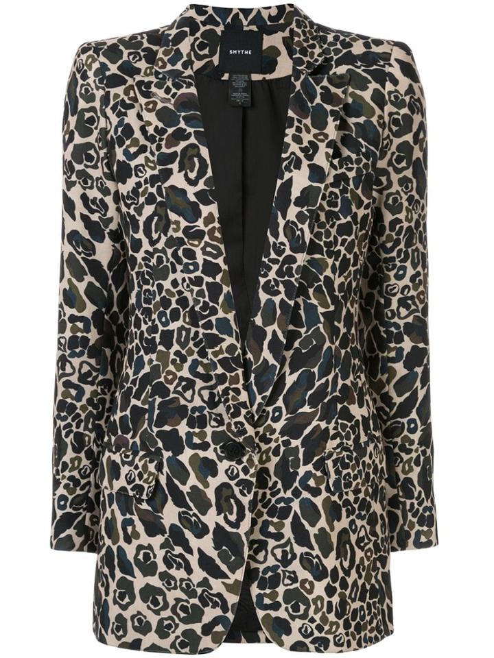Smythe Camouflage Shawl Blazer - Green