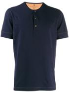 Brunello Cucinelli Buttoned T-shirt - Blue