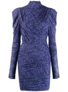 Isabel Marant Jisola Fitted Dress - Blue