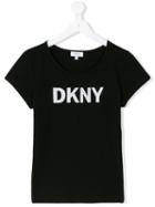 Dkny Kids - Logo Print T-shirt - Kids - Cotton/spandex/elastane - 16 Yrs, Black