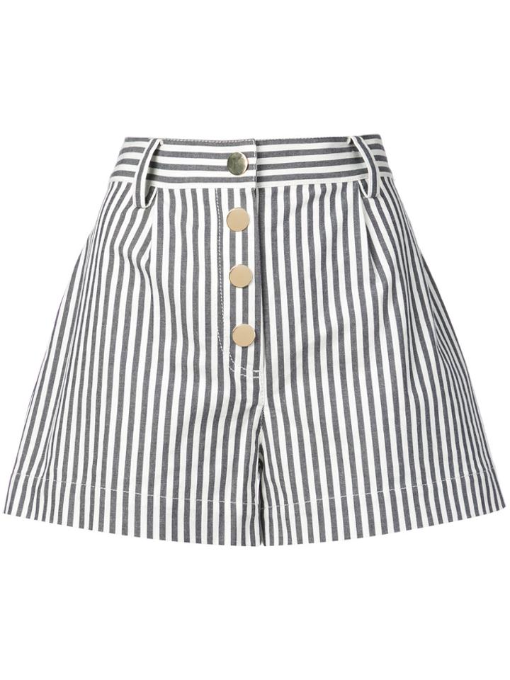 Derek Lam 10 Crosby A-line Short - Blue