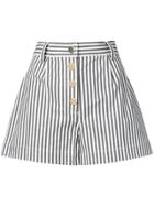 Derek Lam 10 Crosby A-line Short - Blue