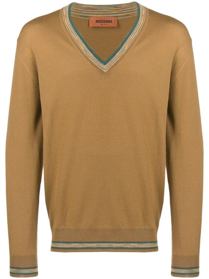 Missoni Contrast Trimmed Jumper - Neutrals