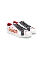 Dolce & Gabbana Kids Amore Sequinned Sneakers - White