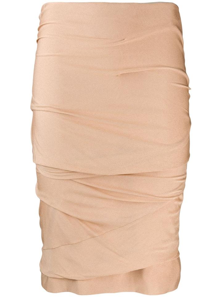 Tom Ford Gathered Pencil Skirt - Neutrals