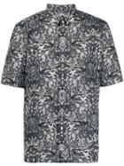 Alexander Mcqueen Lace Printed Shirt - Blue