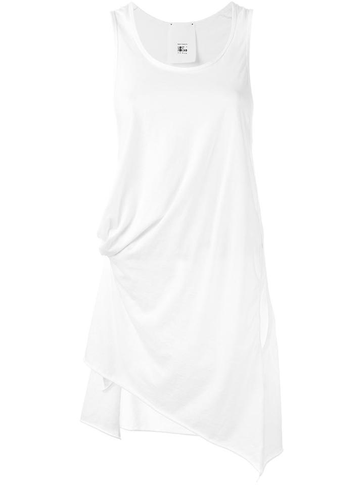 Lost & Found Rooms Cut-out Draped Tank Top, Women's, Size: Xl, White, Cotton