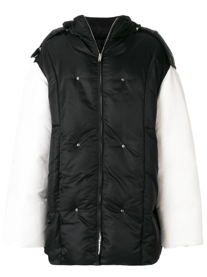 Raf Simons Oversized Padded Coat - Black