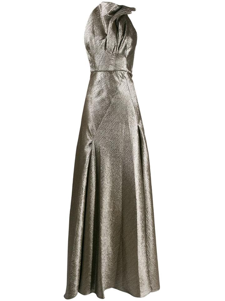 Maticevski Sleeveless Long Gown - Metallic