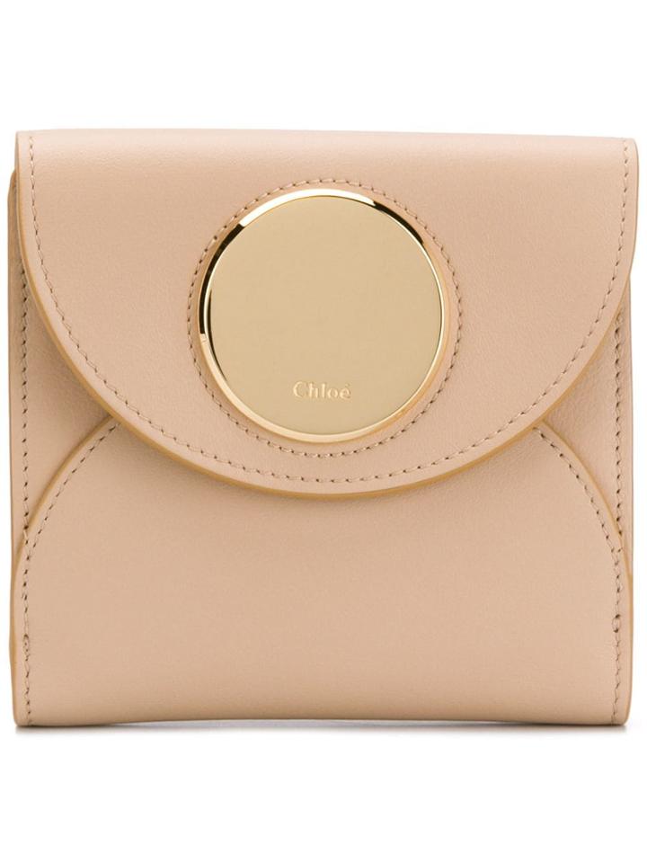 Chloé Pastille Compact Wallet - Neutrals