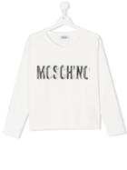 Moschino Kids - Logo Print T-shirt - Kids - Cotton/spandex/elastane - 14 Yrs, White