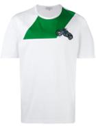 Motorcycle Embroidered T-shirt - Men - Cotton - Xl, White, Cotton, Salvatore Ferragamo