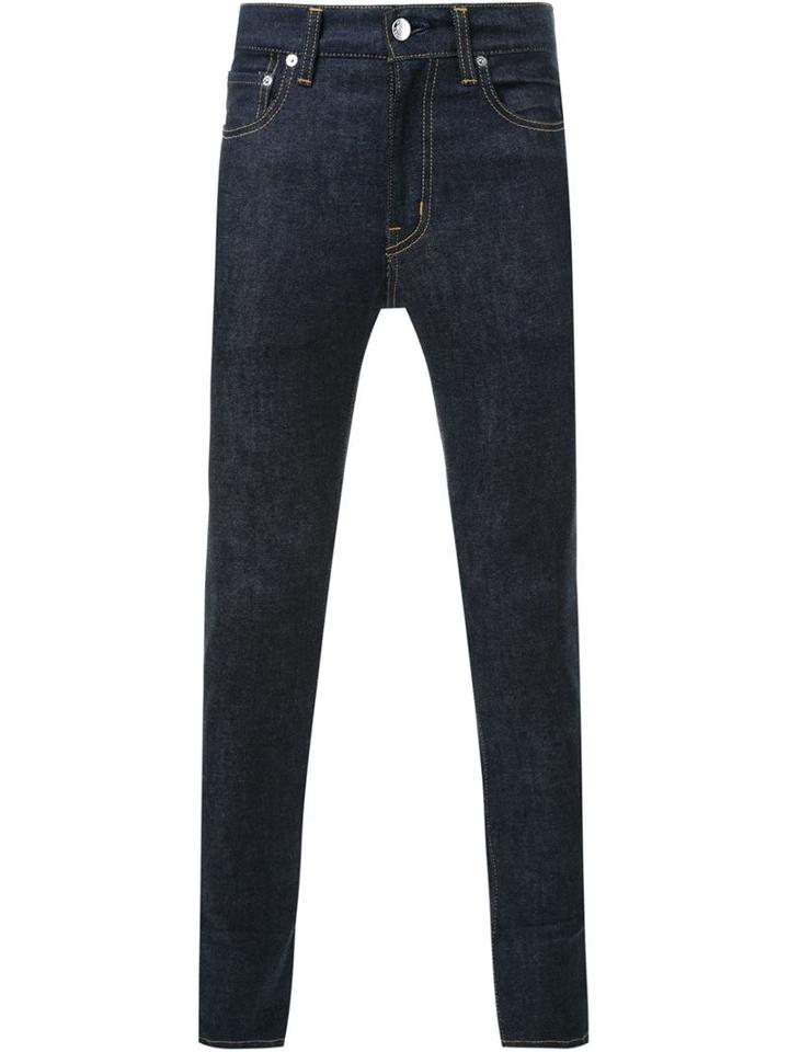 Mr. Gentleman Super Skinny Jeans, Men's, Size: 30, Blue, Cotton/polyurethane