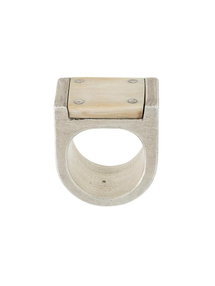 Parts Of Four Plate Ring, Adult Unisex, Size: 9, Metallic