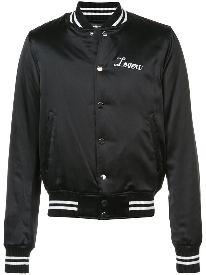 Amiri Lovers Teddy Jacket - Black
