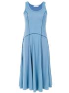 Mara Mac Stitched Panels Dress - Blue