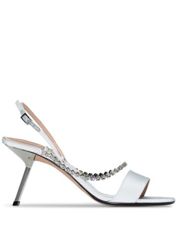 Alchimia Di Ballin Pethia Slanted Sandals - Grey