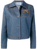 Prada Slim Fit Denim Jacket - Blue