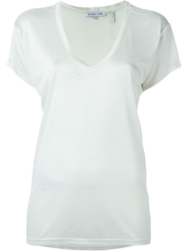 Helmut Lang V Neck T-shirt