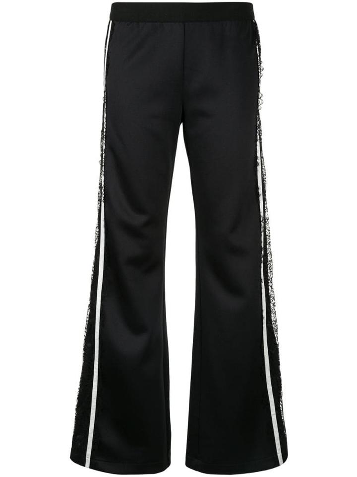 Giambattista Valli Side Stripe Flared Trousers - Black