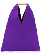 Mm6 Maison Margiela Japanese Triangle Tote Bag - Purple