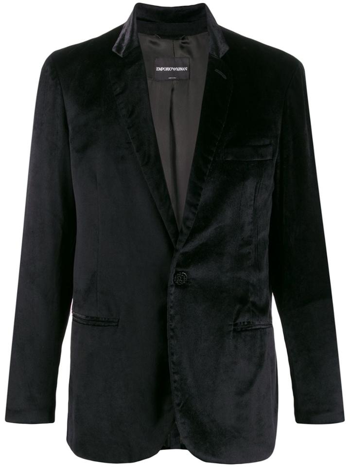Giorgio Armani Pre-owned 1990s One-button Blazer - Black