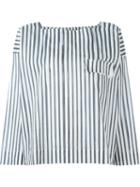 Toogood Oversize Striped Shirt, Women's, Size: 3, White, Cotton