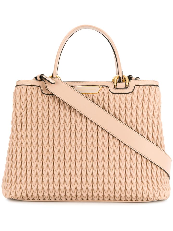 Emporio Armani Shopper Tote Bag - Nude & Neutrals