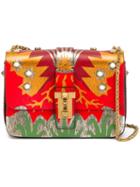 Valentino 'volcano B-rockstud' Shoulder Bag, Women's, Red