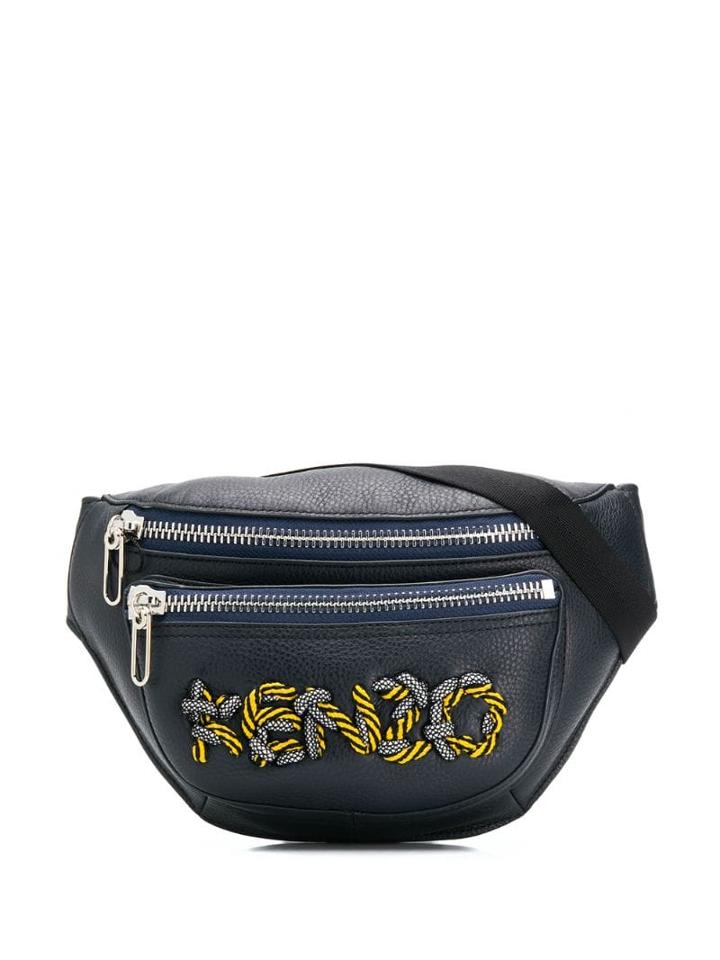 Kenzo Contrast Logo Belt Bag - Blue