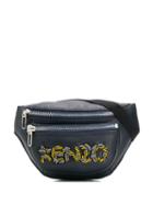Kenzo Contrast Logo Belt Bag - Blue