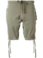 Greg Lauren Drawstring Shorts - Green