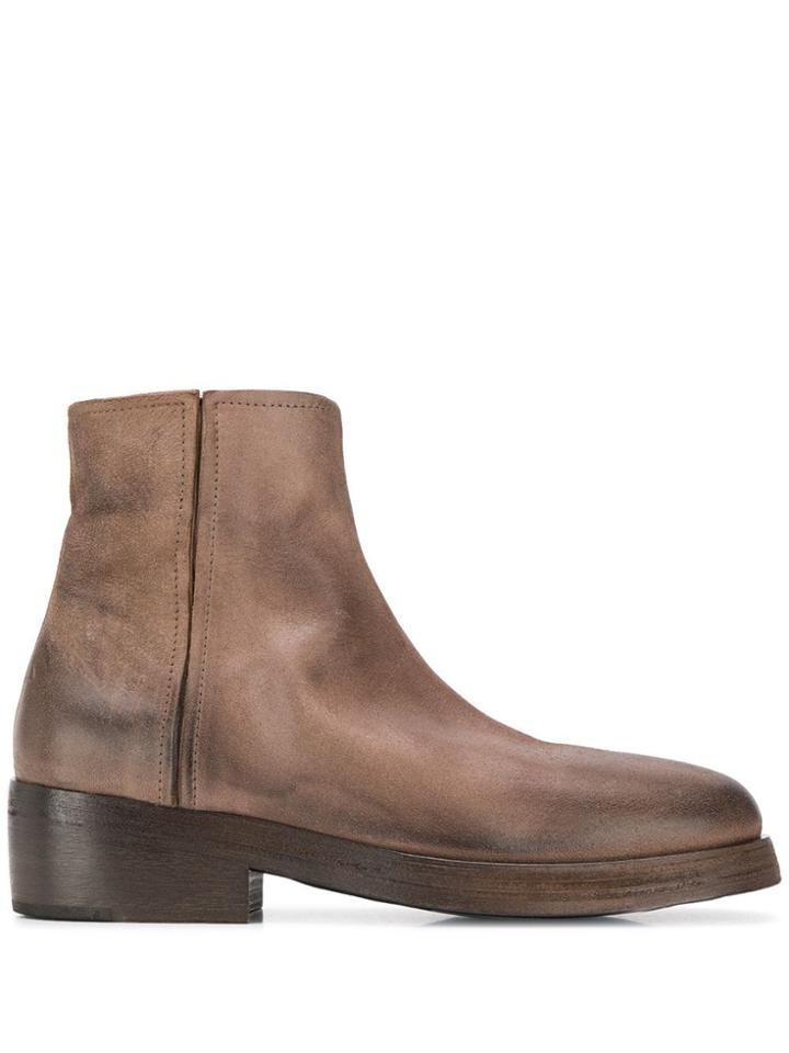 Marsèll Worn Effect Boots - Neutrals