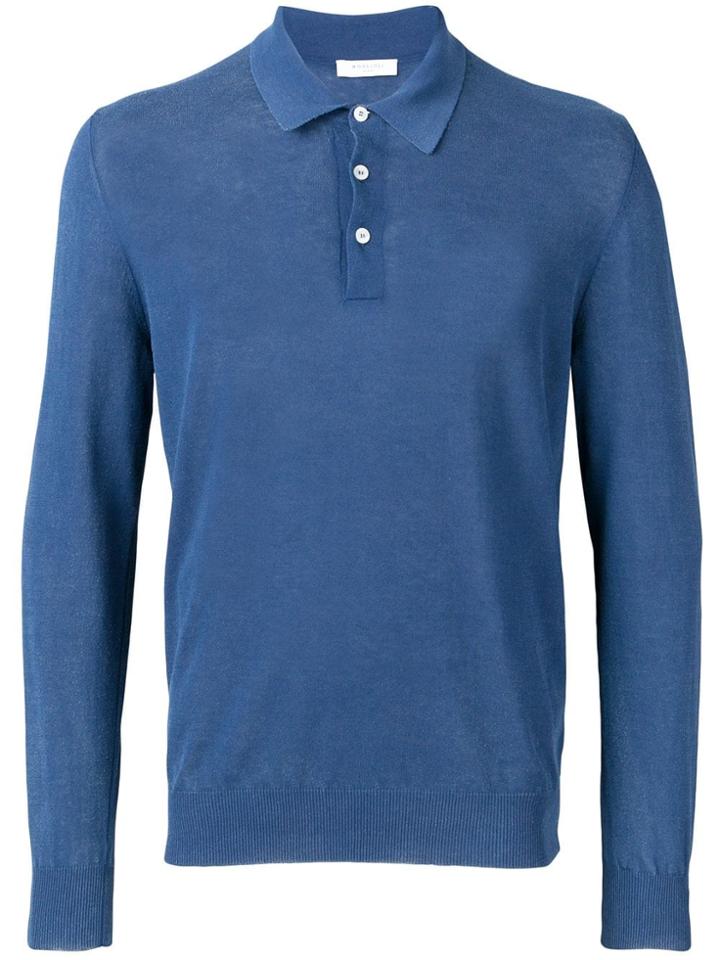 Boglioli Basic Polo Shirt - Blue