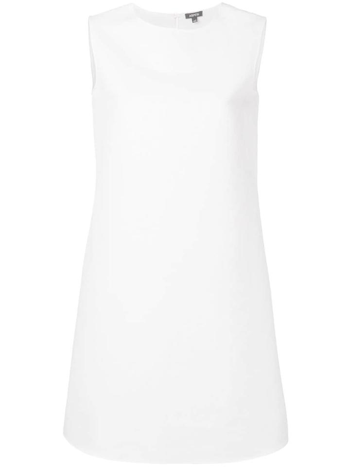 Aspesi Flared Mini Dress - White