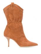 Malone Souliers Pointed Ankle Boots - Neutrals