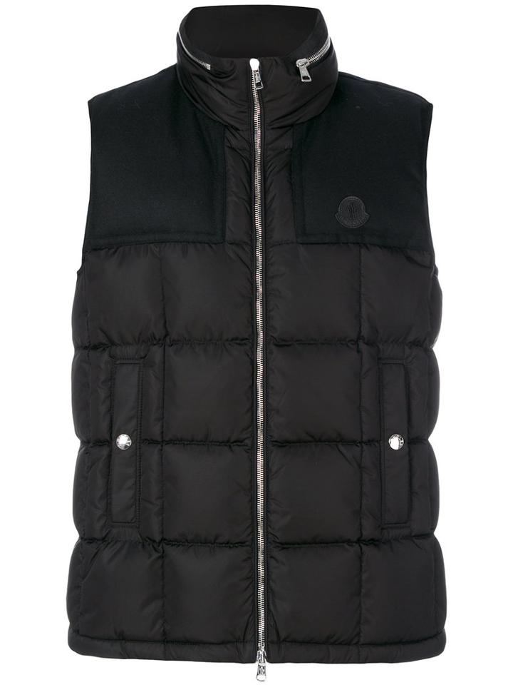 Moncler - Gui Quilted Vest - Men - Polyamide/goose Down - 2, Black, Polyamide/goose Down