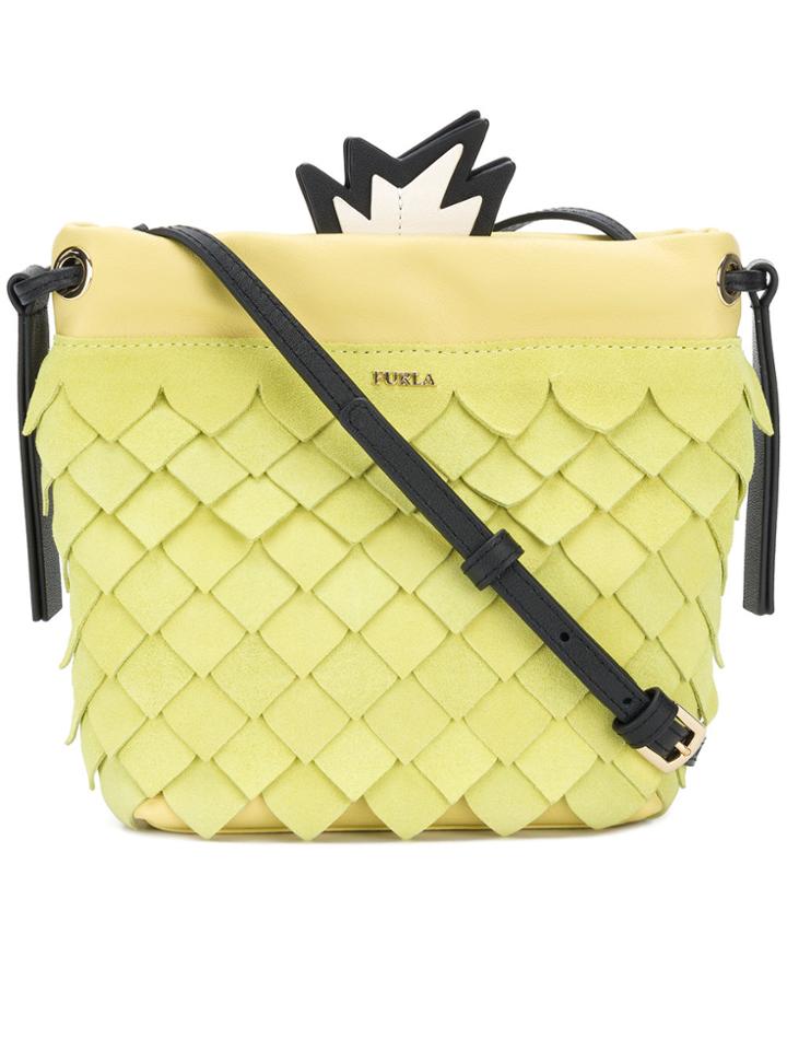 Furla Pineapple Crossbody Bag - Yellow & Orange