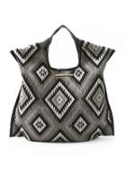 Xaa Jacquard Effect Tote Bag, Women's, Black
