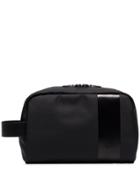 Rapha Logo-striped Wash Bag - Black