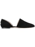 Jimmy Choo 'globe' D'orsay Flats - Black