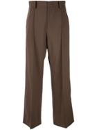 G.v.g.v. Tailored Straight Trousers - Brown