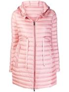 Moncler Hooded Padded Coat - Pink