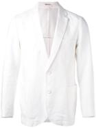 Blue Blue Japan - Buttoned Blazer - Men - Linen/flax/polyester - M, White, Linen/flax/polyester