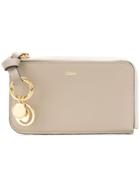 Chloé C Pendant Card Holder - Grey