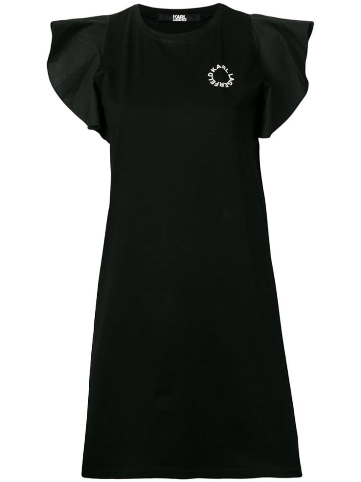 Karl Lagerfeld Logo T-shirt Dress - Black