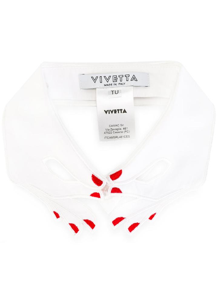 Vivetta Hand-shaped Collar - White