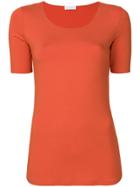 Le Tricot Perugia Round Neck T-shirt - Yellow & Orange