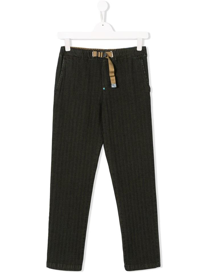 White Sand Teen Belted Trousers - Green